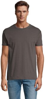 Sols Heren Regent T-Shirt met korte mouwen (Donkergrijs) - 3XL