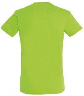 Sols Heren Regent T-Shirt met korte mouwen (Kalk) - maat 3XL Groen