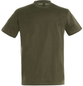 Sols Heren Regent T-Shirt met korte mouwen (Leger) - maat 2XL Groen