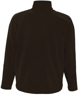 Sols Heren Relax Soft Shell Jacket (ademend, winddicht en waterbestendig) (Donkere chocolade) Chocoladebruin - XL