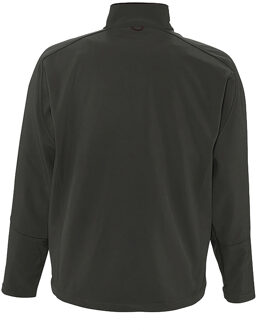 Sols Heren Relax Soft Shell Jacket (ademend, winddicht en waterbestendig) (Houtskool)