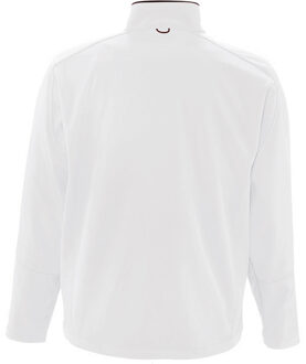 Sols Heren Relax Soft Shell Jacket (ademend, winddicht en waterbestendig) (Wit) - XL