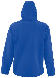 Sols Heren Replay Hooded Soft Shell Jacket (ademend, winddicht en waterbestendig) (Koningsblauw) - L