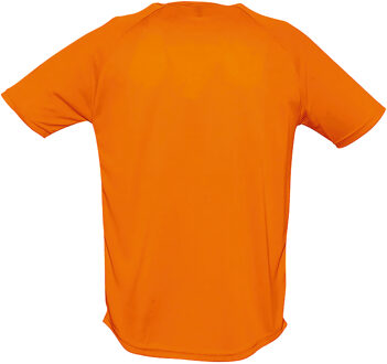 Sols Heren Sportief T-Shirt met korte mouwen Performance (Neon Oranje) - maat XL