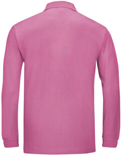 Sols Heren-Winter II Poloshirt met lange mouwen van Piqué katoen (Flash Roze) - maat Veelkleurig