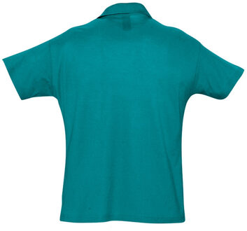 Sols Heren Zomer II Pique Poloshirt met korte mouwen (Eendenblauw) - maat M