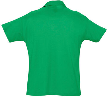Sols Heren Zomer II Pique Poloshirt met korte mouwen (Kelly Groen)