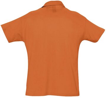 Sols Heren Zomer II Pique Poloshirt met korte mouwen (Oranje) - S