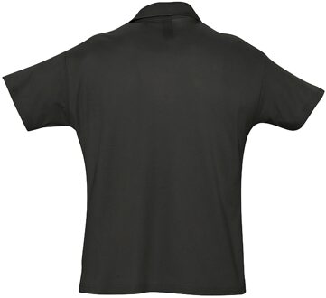Sols Heren Zomer II Pique Poloshirt met korte mouwen (Zwart) - XL