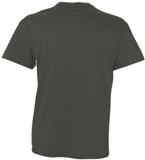 Sols Herenoverwinning V Hals Korte Mouw T-Shirt (Donkergrijs) - maat S