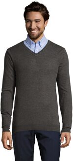 Sols Herenserie V Hals Trui (Houtskool mergel) - maat XL