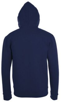 Sols Herenstenen Ritssluiting in de vorm van een gewone Hoodie (Franse marine) - maat L Navy
