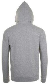 Sols Herenstenen Ritssluiting in de vorm van een gewone Hoodie (Grijze Mergel) - maat L Grijs