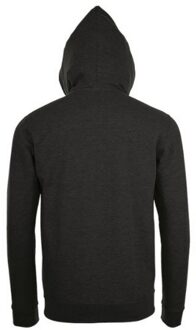 Sols Herenstenen Ritssluiting in de vorm van een gewone Hoodie (Houtskool mergel) - L