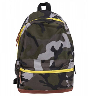 Sols Junior camouflage schooltas - rugtas / rugzak - 42 cm - 16 liter A4-formaat