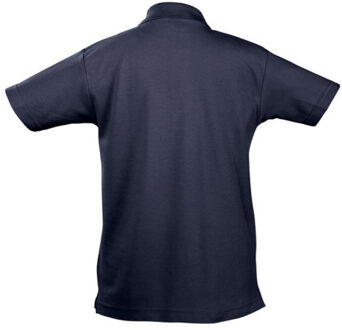 Sols Kinder Unisex Zomer II Pique Polo Shirt (Marine) - maat Navy