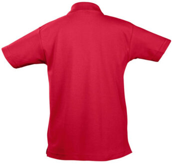 Sols Kinder Unisex Zomer II Pique Polo Shirt (Rood) - 8J / 128cm