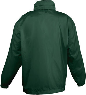 Sols Kinderen Unisex Surf Windbreaker Jacket (waterbestendig en winddicht) (Bosgroen)