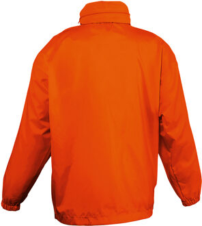 Sols Kinderen Unisex Surf Windbreaker Jacket (waterbestendig en winddicht) (Oranje)