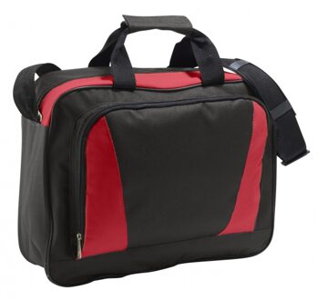 Sols Laptop tas rood/zwart 40 cm - Documententas rood/zwart