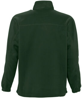 Sols Ness Unisex Zip Neck Anti-Pill Fleece Top (Bosgroen) - 2XL
