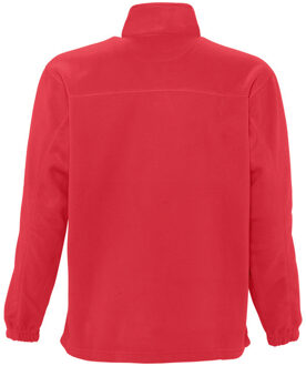Sols Ness Unisex Zip Neck Anti-Pill Fleece Top (Rood) - maat