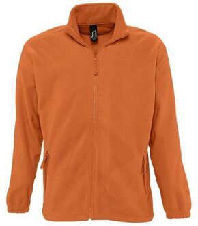 Sols Oranje fleece vest  volwassenen L