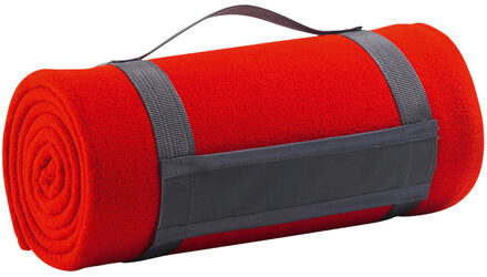 Sols Plaid Pill Resistant Fleece Deken (Rood) - One Size