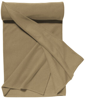 Sols Plaid Pill Resistant Fleece Deken (Touw) Beige
