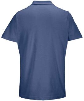 Sols Pulse piqué poloshirt voor volwassenen, uniseks (Denim) - maat M Blauw