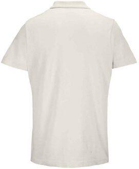 Sols Pulse piqué poloshirt voor volwassenen, uniseks (Gebroken wit) - S