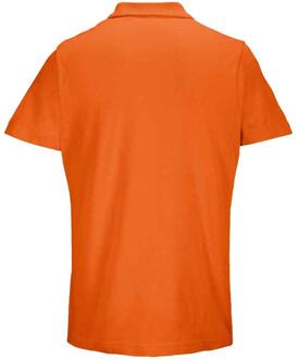 Sols Pulse piqué poloshirt voor volwassenen, uniseks (Oranje) - maat S