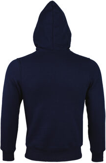 Sols Sherpa Unisex Zip-Up Hooded Sweatshirt / Hoodie (Franse marine) - maat S Navy
