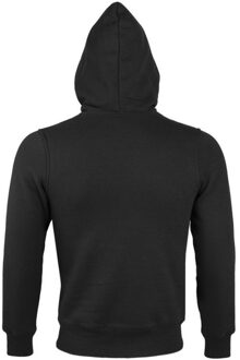Sols Sherpa Unisex Zip-Up Hooded Sweatshirt / Hoodie (Zwart) - maat L
