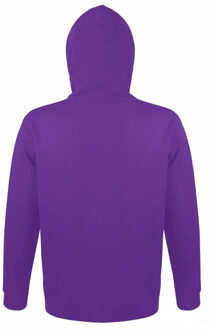 Sols Snake Unisex Hooded Sweatshirt / Hoodie (Donkerpaars) - maat XL Veelkleurig