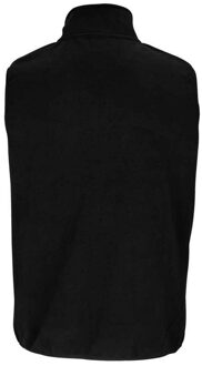 Sols Uniseks Microfleece gerecyclede bodywarmer voor volwassenen (Zwart) - 2XL