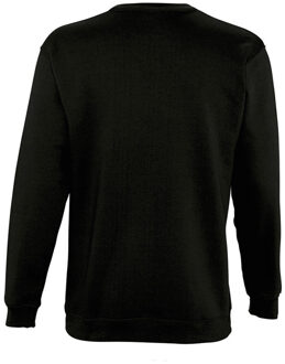 Sols Uniseks Supreme Sweatshirt (Zwart) - maat S