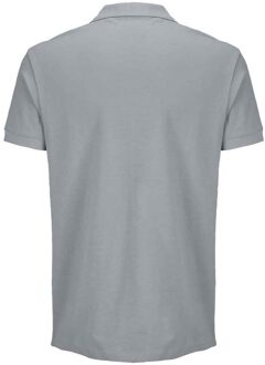 Sols Unisex Adult Pacific Piqué Tweelingnaaldssteek Poloshirt (Puur Grijs) - S