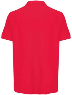 Sols Unisex Adult Pacific Piqué Tweelingnaaldssteek Poloshirt (Rood) - 4XL