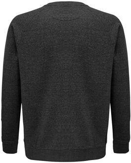 Sols Unisex Adult Space Organic Raglan Sweatshirt (Houtskool mergel) - L
