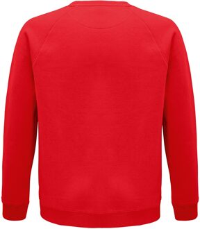 Sols Unisex Adult Space Organic Raglan Sweatshirt (Rood) - 2XS