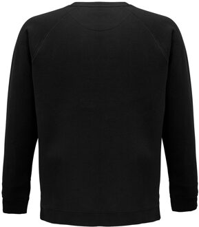 Sols Unisex Adult Space Organic Raglan Sweatshirt (Zwart) - maat S
