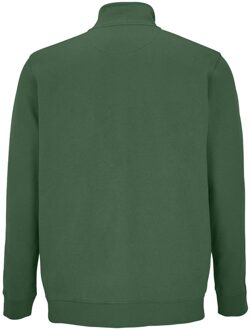 Sols Unisex Cooper Sweat Jacket met volledige rits voor volwassenen (Fles groen) - maat XS