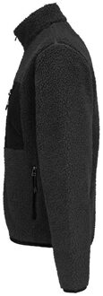 Sols Unisex Fury Sherpa Fleecejack voor volwassenen (Koolstof/grijs/zwart) - XS