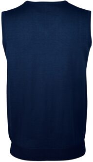 Sols Unisex Heren Mouwloze V Hals Trui Vest (Marine) - maat 2XL Navy