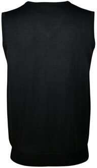 Sols Unisex Heren Mouwloze V Hals Trui Vest (Zwart) - 2XS