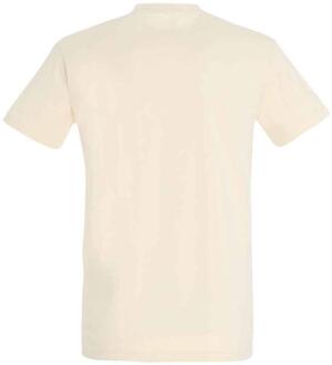 Sols Unisex Imperial Zwaar T-shirt voor volwassenen (Crème)