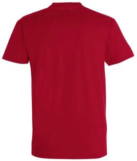 Sols Unisex Imperial Zwaar T-shirt voor volwassenen (Tango rood) - maat 3XL