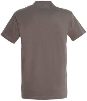 Sols Unisex Imperial Zwaar T-shirt voor volwassenen (Zink) - maat Grijs