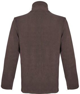 Sols Unisex Microfleece Jas voor volwassenen (Donkere chocolade) Chocoladebruin - 2XL